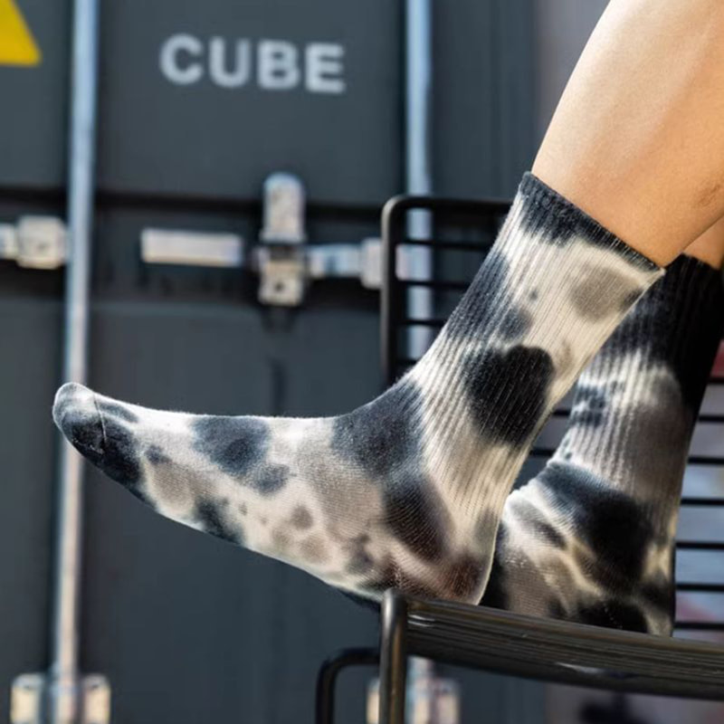 Basketbalové ponožky, ponožky s farbivami v amerických kravata Basketbalové ponožky, ponožky s farbivami v amerických kravata