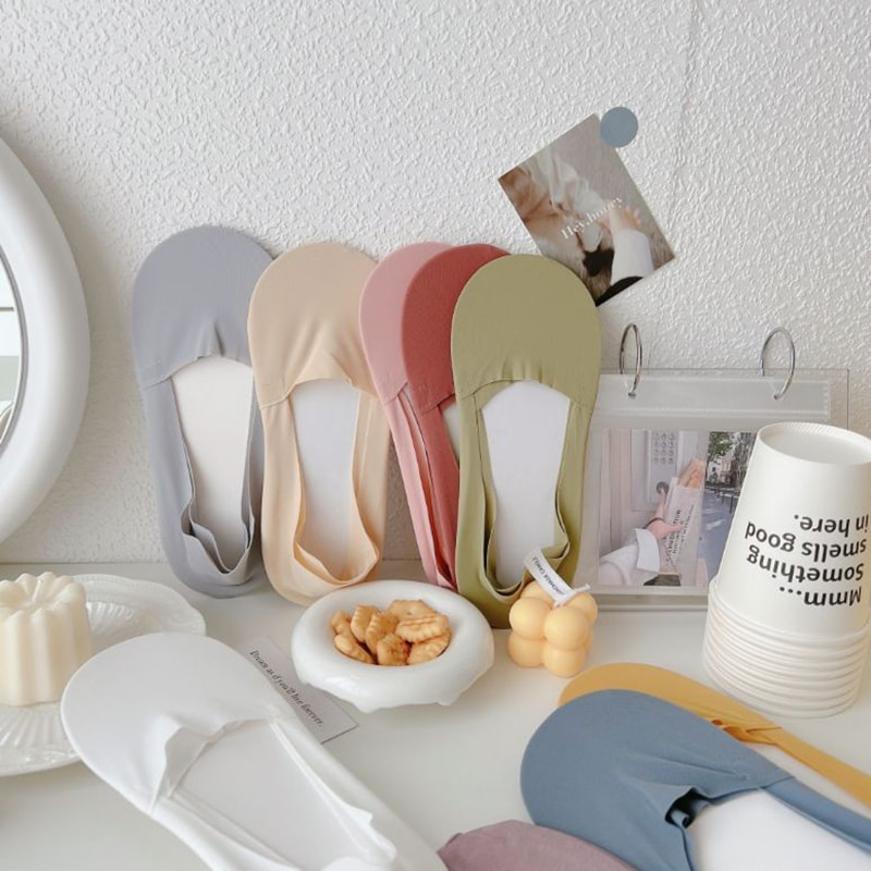 Morandi ľadové hodvábne zostrihajúce ľadové hodvábne látky neviditeľné ponožky